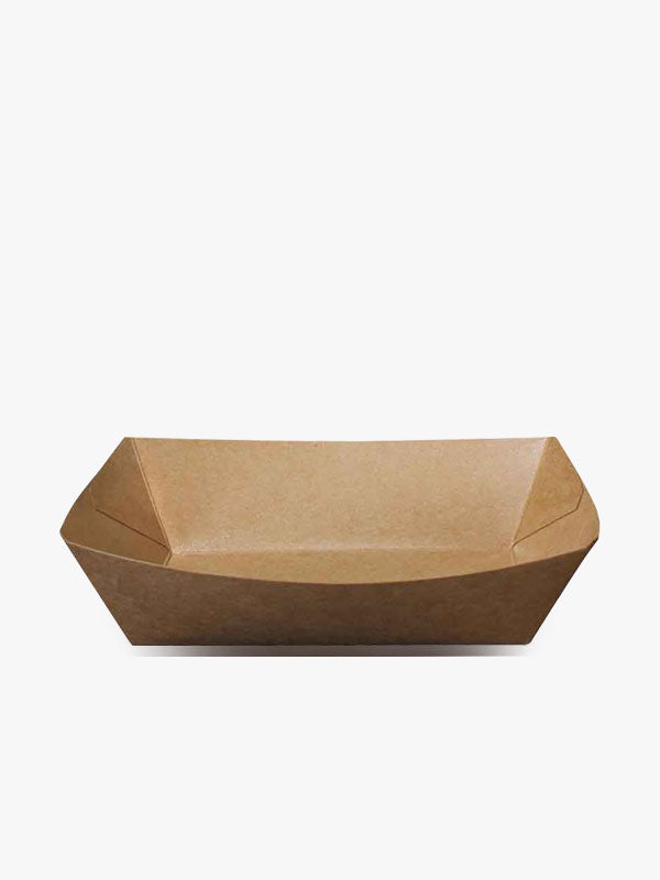 500 ml Brown Kraft Paper Boat Tray