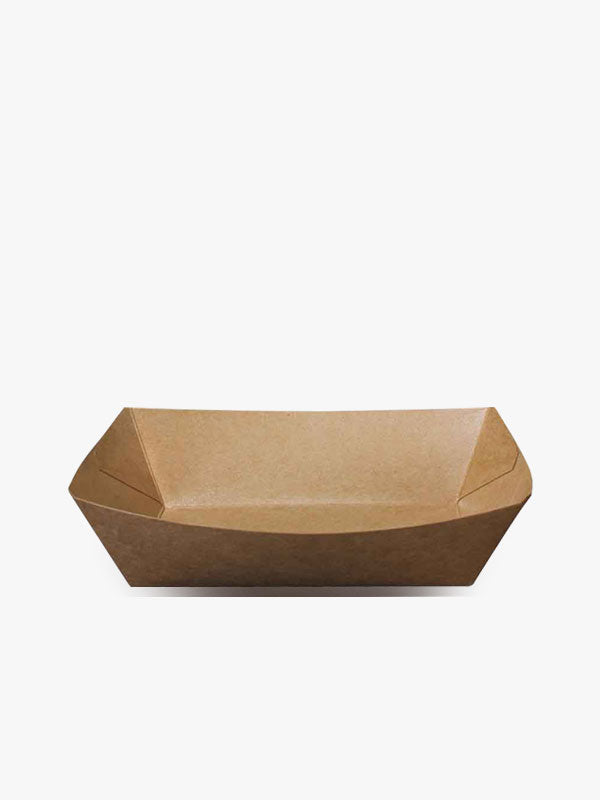 300 ml Brown Kraft Paper Boat Tray