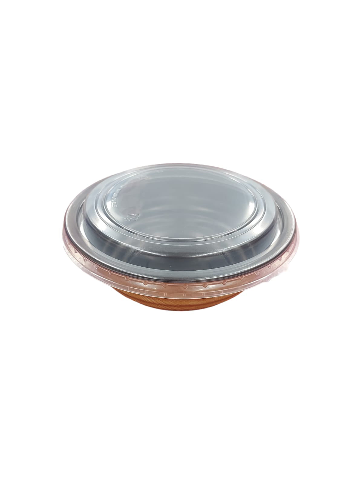 Plastic Bowl with Wooden Outer