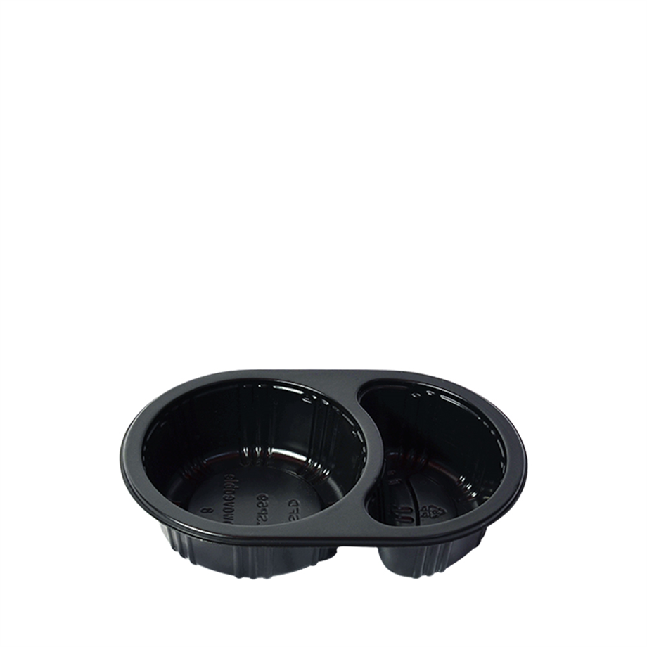 Plastic Tray - 2 Compartment