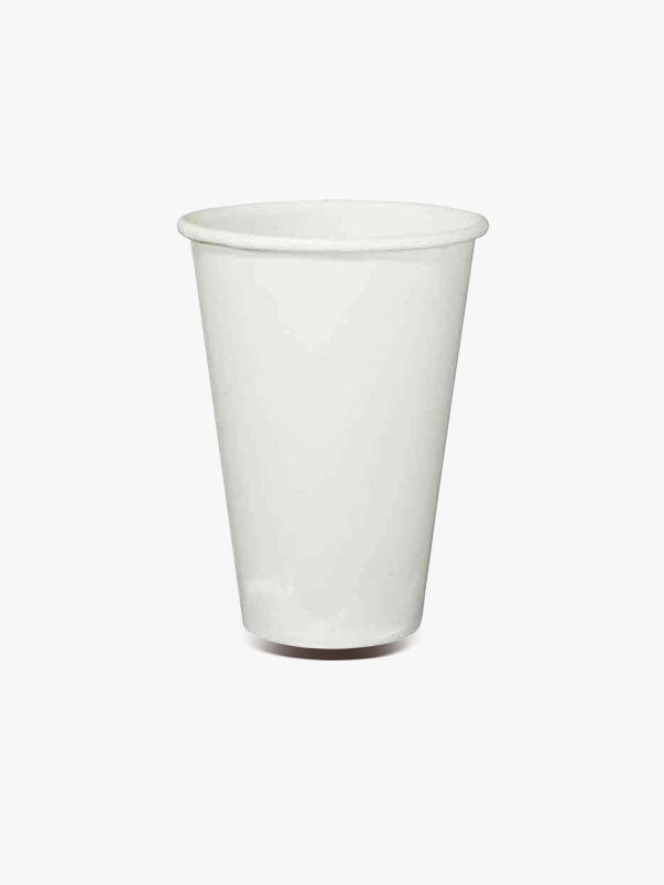 14 oz Single Wall White Paper Cup