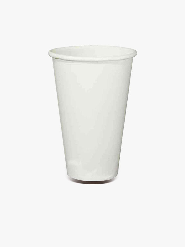 16 oz Single Wall White Paper Cup