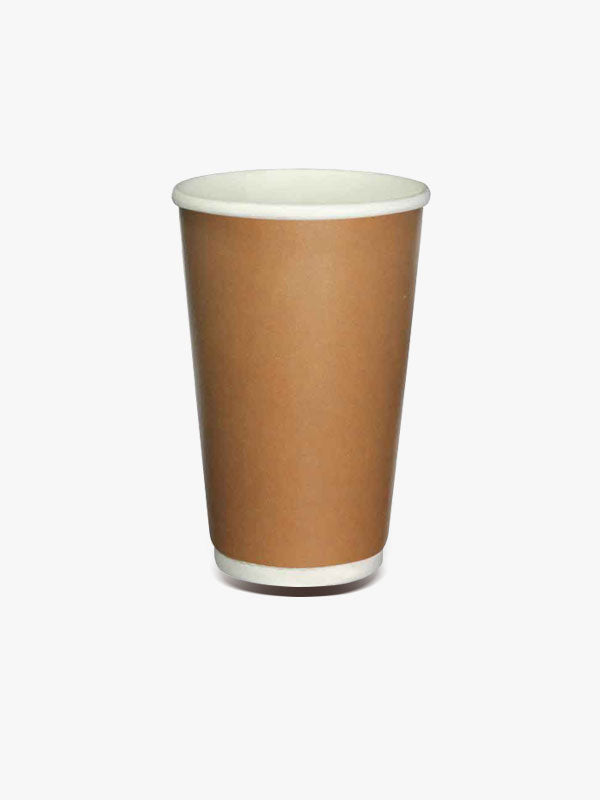 8 oz. Blank Recyclable Double Walled Paper Cup