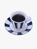 Porcelain Coffee Cup with Plate- Laser Packaging
