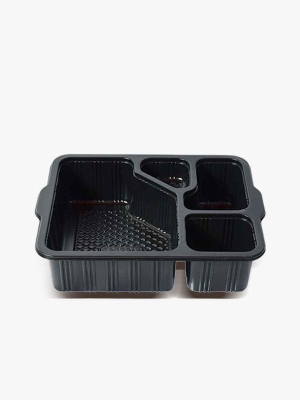 Plastic Tray Quad Compartments